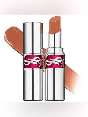 YSL Rouge Volupte Candy Glaze Double Care Balm 4 Nude Pleasure